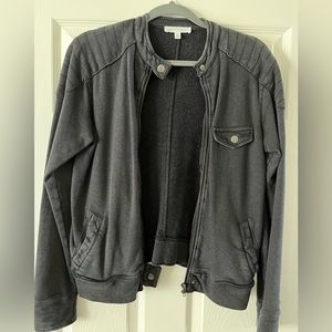 Nordstrom Grey Moto jacket, size medium